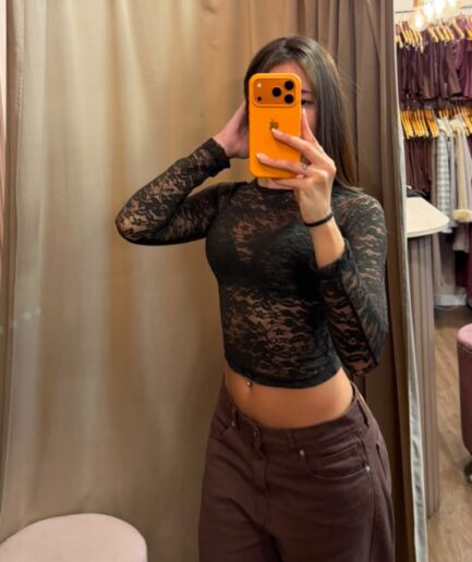 Top encaje