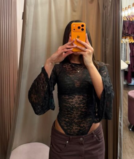 Body Oxford encaje