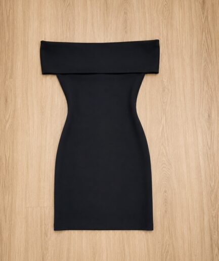 Vestido Cuello Bote